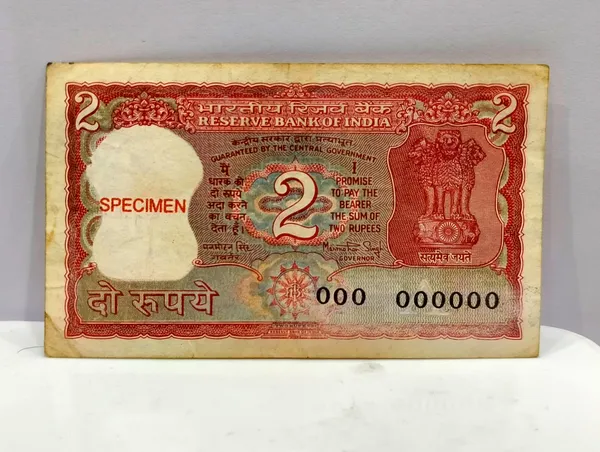 000000_SPECIMEN_Series_2_Rupees_(Random_Sign)_Tiger_-_India_old_Note