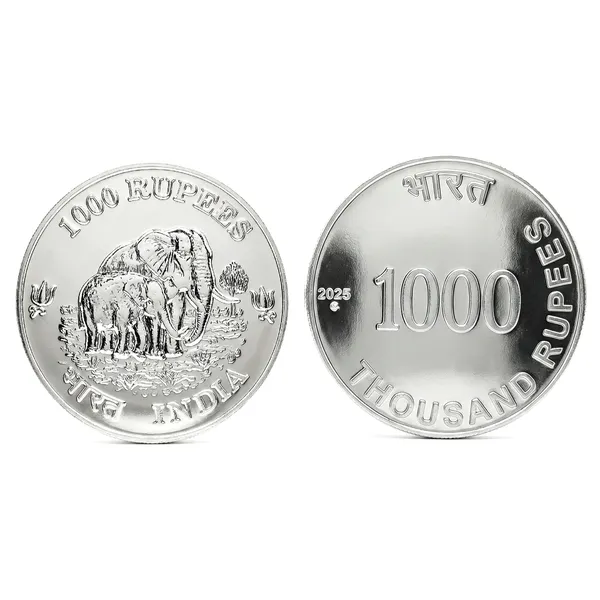 Silver-Plated_1000_Rupees_2025_Twin_Elephant_India_Old_Coin