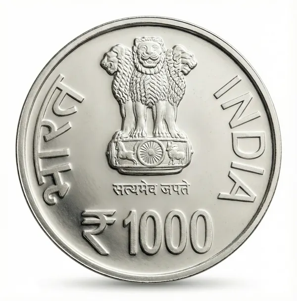 Silver-Plated_1000_Rupees_1917-1984_Indira_Gandhi_India_Fantasy_Coin