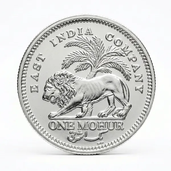 Silver-Plated_1_Mohur_1854_Victoria_British_India_Fantasy_Coin