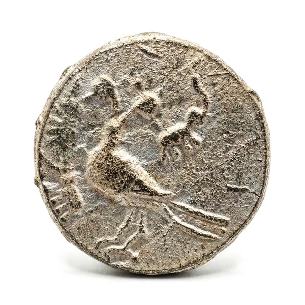 2_Face_Peacock_Ancient_India_Old_Rare_Coin