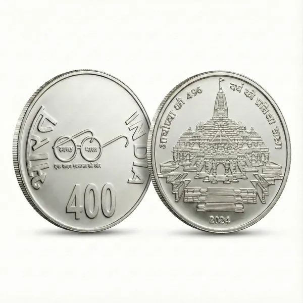 Silver-Plated_400_Rupees_2024_Ram_Mandir_Ayodhya_Fantasy_Coin