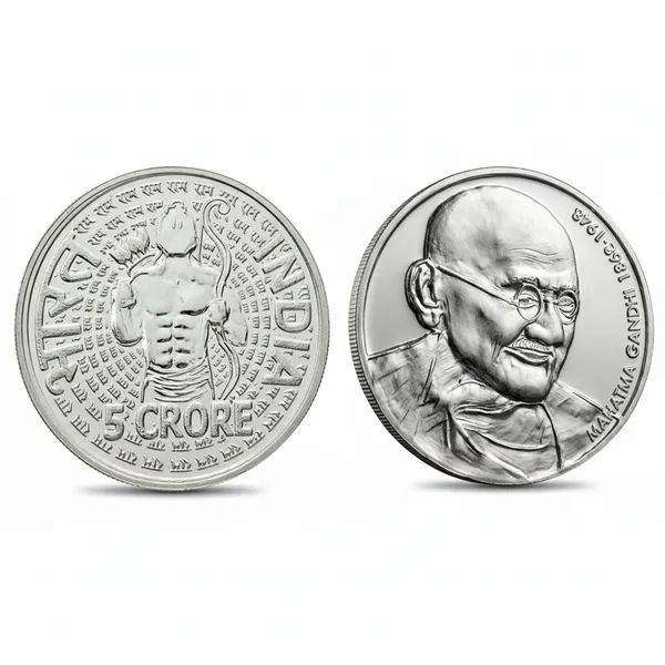 Silver-Plated_5_Crore_Rupees_Mahatma_Gandhi_India_Fantasy_Coin