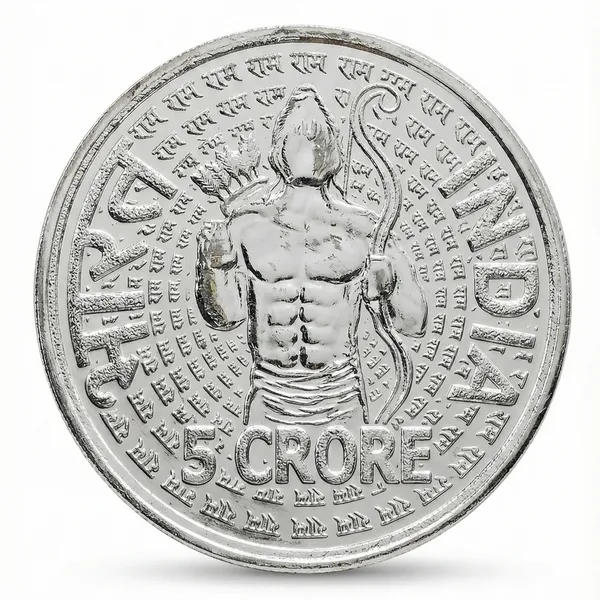 Silver-Plated_5_Crore_Rupees_2024_Ram_Mandir_Ayodhya_Fantasy_Coin
