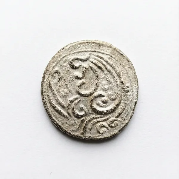 Silver-Plated_Elephant/Hathi_Round_Ancient_India_Old_Rare_Coin