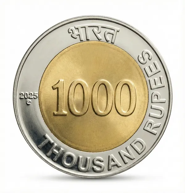 Gold-Plated/_Silver-plated__Elephant_1000_Rupees_2025_India_Fantasy/Educational_Bi-Metal_Coin