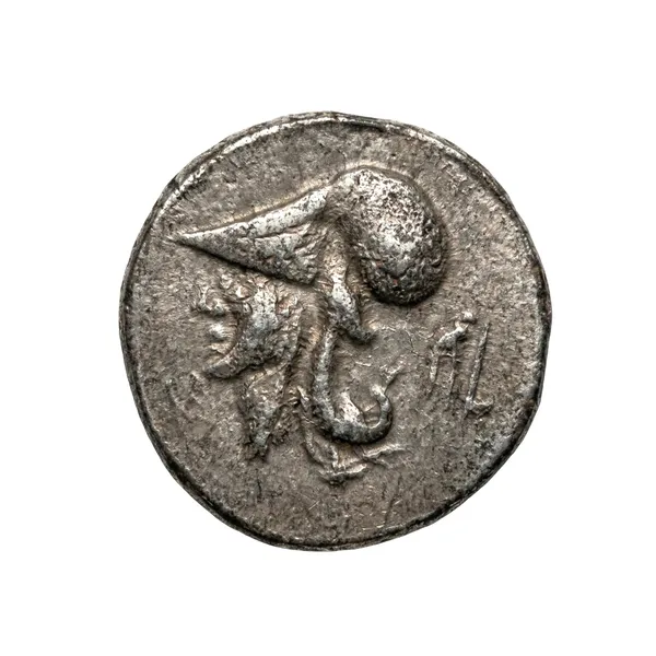 Silver-Plated_Flying_Horse_Ancient_India_Old_Rare_Coin