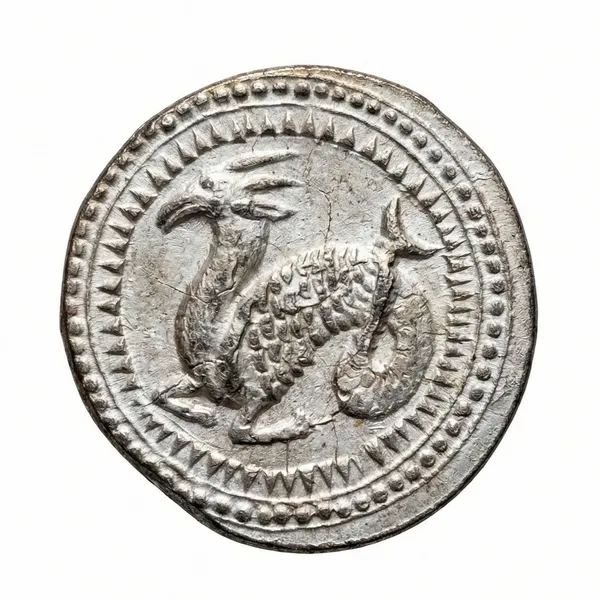 Silver-Plated_Makar_Rashi_Depiction_Ancient_India_Old_And_Rare_Coin