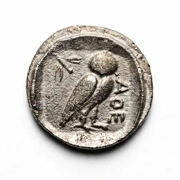 Plated_Owl_And_Legend_Ancient_India_Old_Rare_Coin