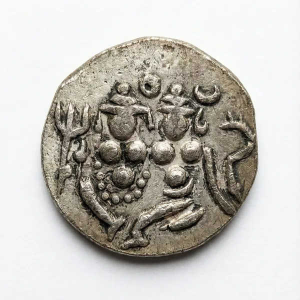 Silver-Plated_Radha_Krishna_Ancient_India_Old_Rare_Coin