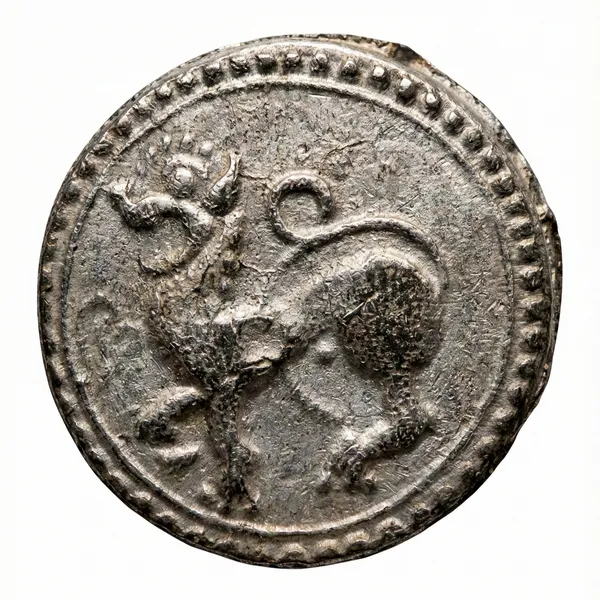 Silver-Plated_Tiger/Sher_Ancient_India_Old_Rare_Coin