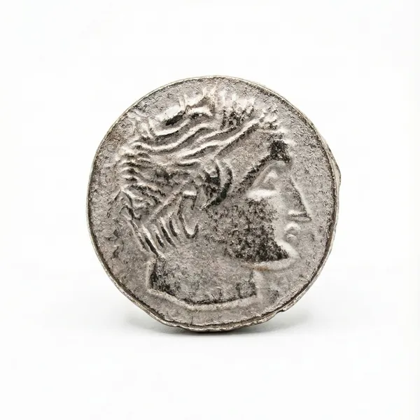 Silver-Plated_Tetradrachm_Ptolemaic_Kingdom_Ancient_India_Old_Rare_Coin
