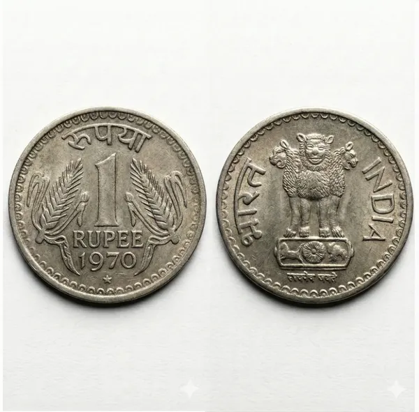 1_Rupee_1970_Star_India_Fantasy_Collecting_Coin