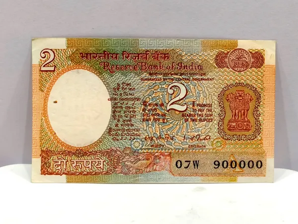 90000_Fancy_Series_2_Rupees_(Random_Sign)_Satellite_-_India_old_Note