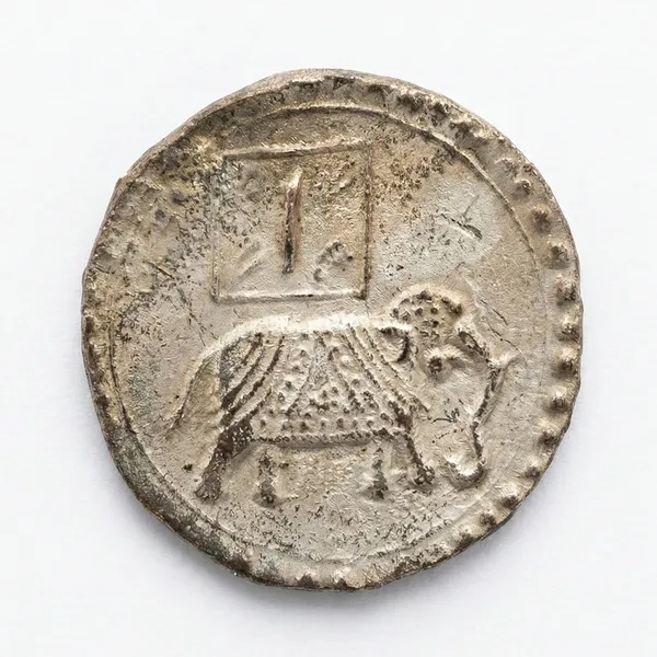 Silver-Plated_Elephant_Tipu_Sultan_Ancient_India_Old_Rare_Coin