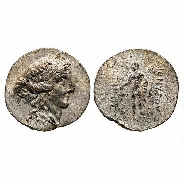 Plated_Roman_Left_Facing_Man_Ancient_India_Old_Rare_Coin