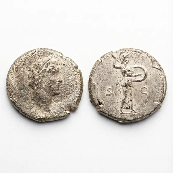 Silver-Plated_Roman_Type_1_Ancient_India_Old_Rare_Coin