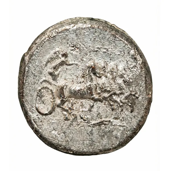Silver-Plated_Roman_Woman_Ancient_India_Old_Rare_Coin