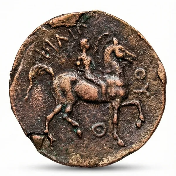Tetradrachm_Roman_Empire_Ancient_India_Old_Copper_Coin