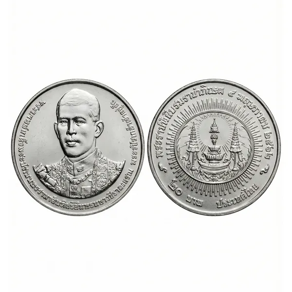 Coronation_20_Baht_2019_Rama_X_Rare_Thailand_Copper_Nickel_Coin