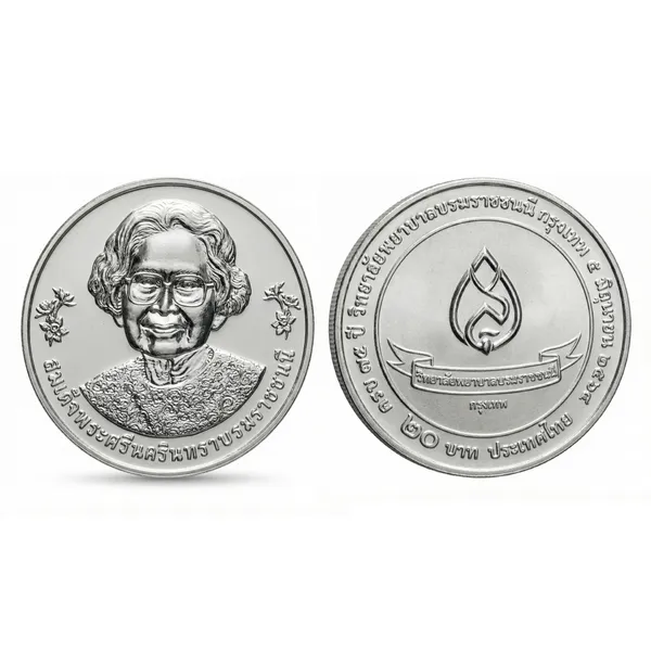20_Baht_Old_Women_Thailand_Rare_Coin