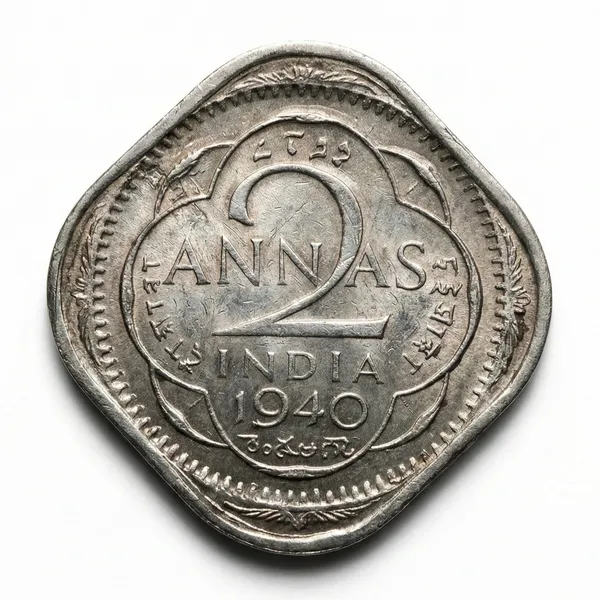 Two_Anna_1940_King_George_Vi_British_India_Old_Coin