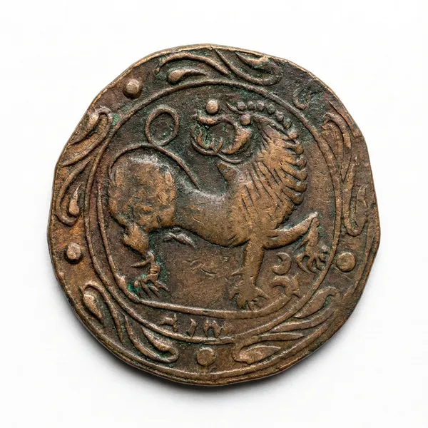 Tiger_Mysore_State_Ancient_India_Old_Copper_Rare_Coin