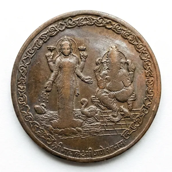 Uk_1_Anna_1818_Mata_Ganesh_India_Copper_Old_Coin