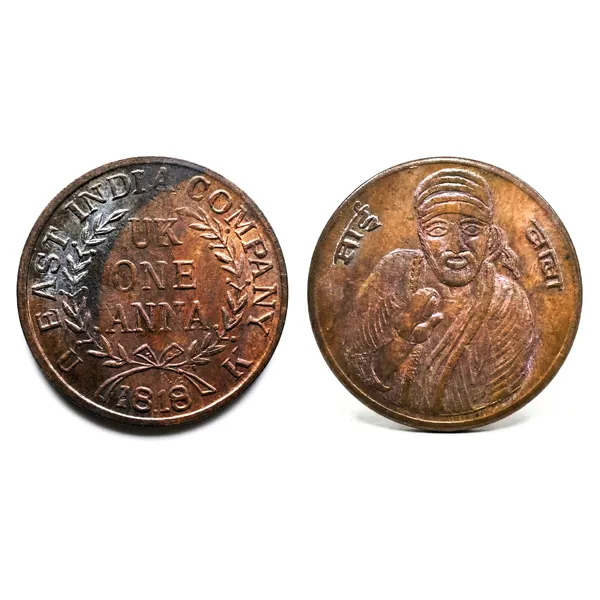 Uk_1_Anna_1818_Lord_Sai_Baba_India_Copper_Old_Coin