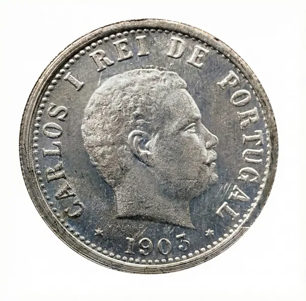 Silver-Plated_1_Rupia_1903_Charles_1_Portugal_India_Coin