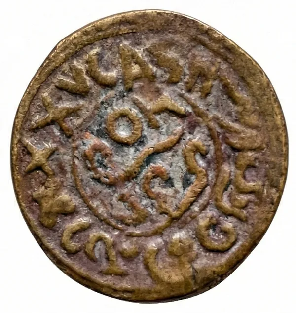 X_Cash_Tiger_Ancient_India_Old_Copper_Coin