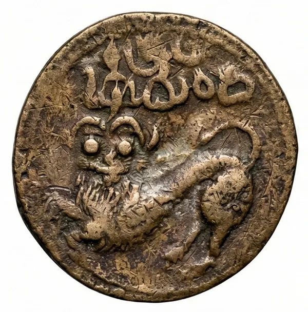 X_Cash_Tiger_Ancient_India_Old_Copper_Coin