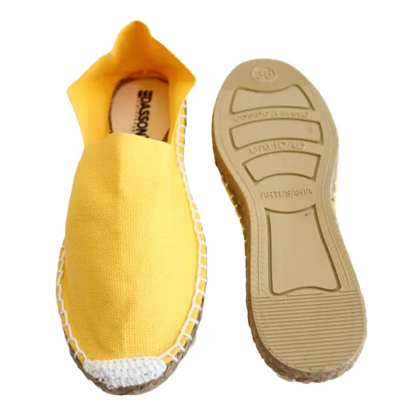 Yellow_Cotton_Fabric_&_Jute_Espadrilles_For_Women