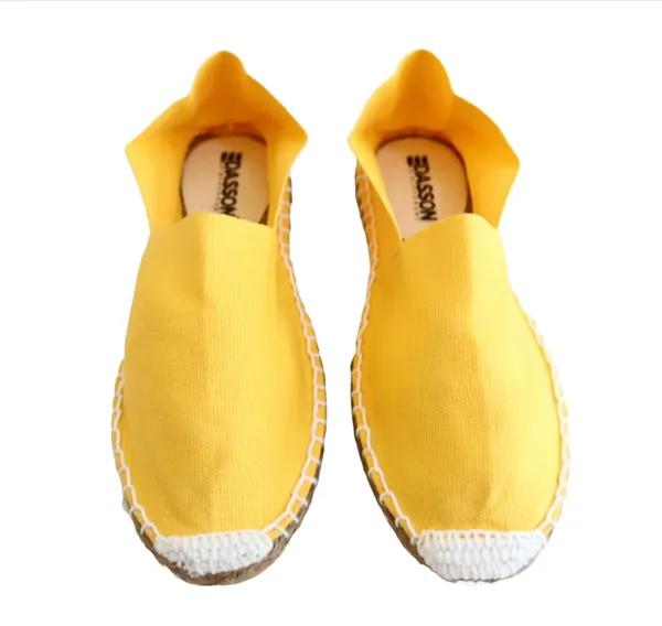 Yellow_Cotton_Fabric_&_Jute_Espadrilles_For_Women