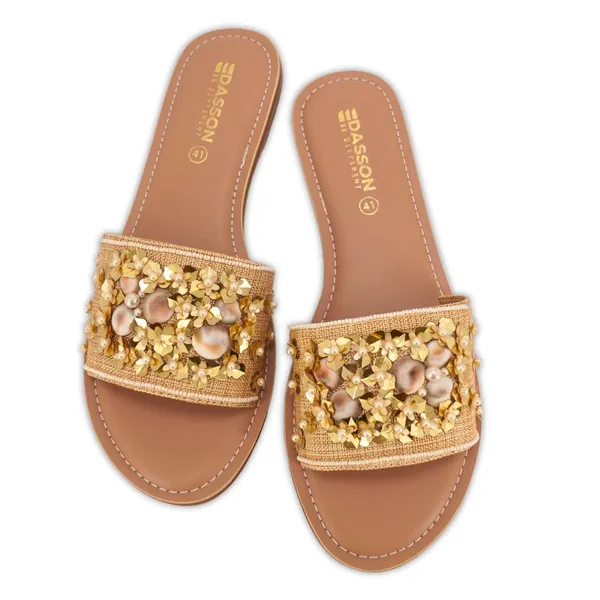 Gold_Pu_Sandals_For_Women