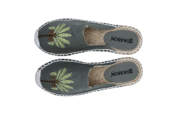 Grey_Cotton_Fabric_&_Jute_Mules_For_Women