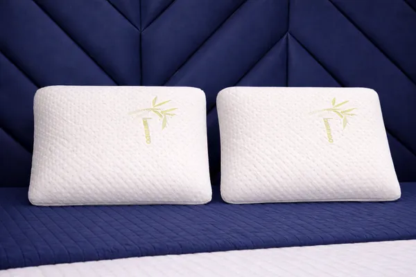 White_Premium_Softsleep_Memory_Foam_Pillow_With_Bamboo_Cover