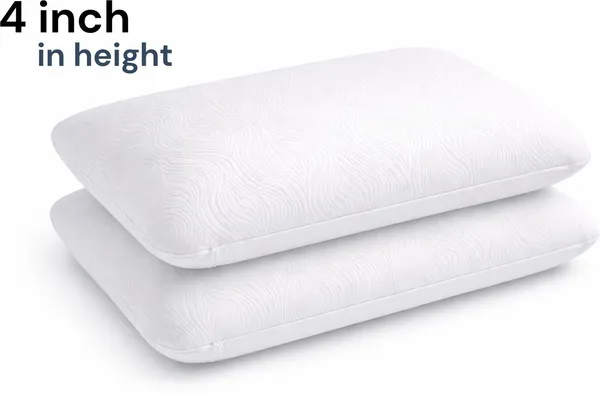 Pack_Of_2_White_Premium_Softsleep_Memory_Foam_Pillow_|_24_X_16_Inch_|_4_Inch