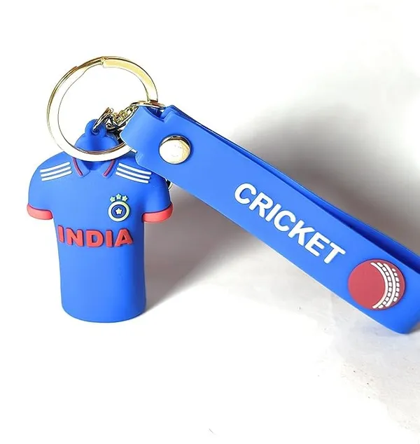 1Pc_Rohit_Sharma_Blue_Cricket_Jersey_3D_Silicon_Keychain_With_Strap_&_Hook_|_Hit_Man_Rohit_Keyrings_|_Rohit_45_Key_Chain_|_Premium_Silicon_Rohit_45_Keychain