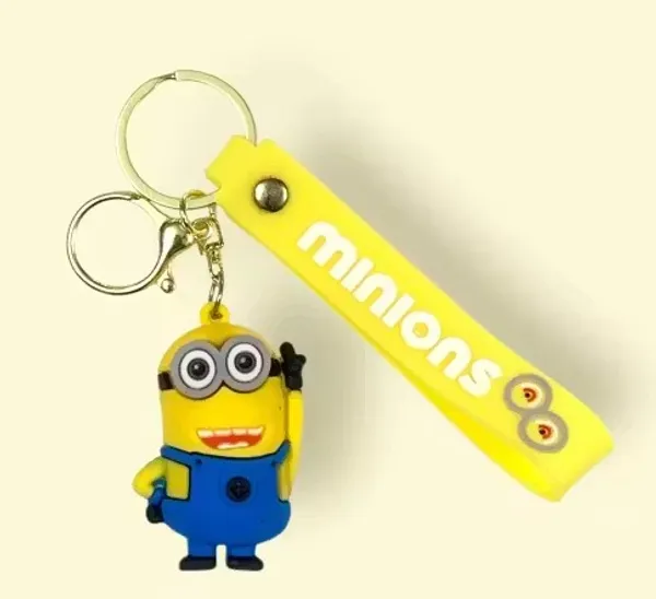 Cartoon_Minion_Rubber_Keychain_For_Daily_Use(1Pcs)