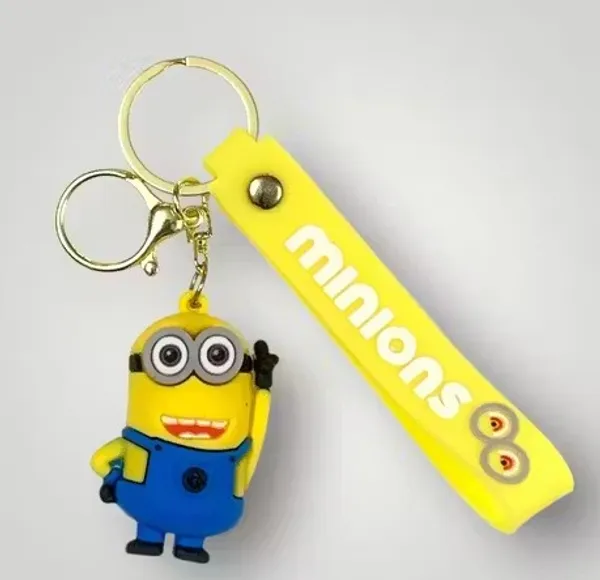 Cartoon_Minion_Rubber_Keychain_For_Daily_Use(1Pcs)