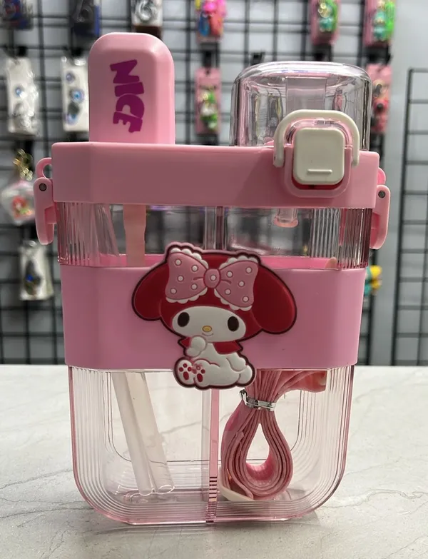 Stylish_2-Sided_Partition_Water_Bottle,_Kuromi_–_Dual_Drinks_|_Cute_Cartoon_Kids_Water_Bottle_with_Straw_|_Leakproof_School_Bottle_with_Strap