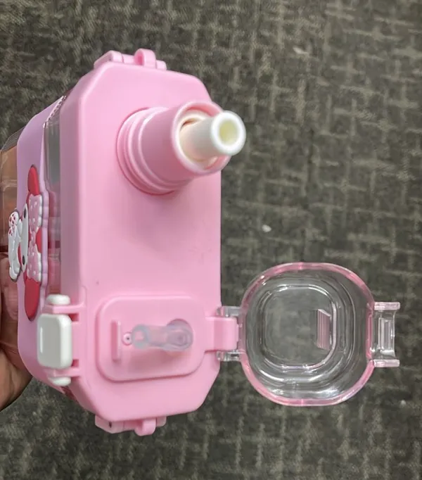 Stylish_2-Sided_Partition_Water_Bottle,_Kuromi_–_Dual_Drinks_|_Cute_Cartoon_Kids_Water_Bottle_with_Straw_|_Leakproof_School_Bottle_with_Strap