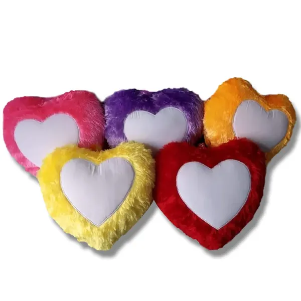Heart-Shaped_Sublimation_Fur_Pillow_–_Soft_Customizable_Cushion_Cover_(15X15_Inch)
