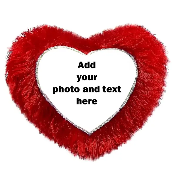 Heart-Shaped_Sublimation_Fur_Pillow_–_Soft_Customizable_Cushion_Cover_(15X15_Inch)