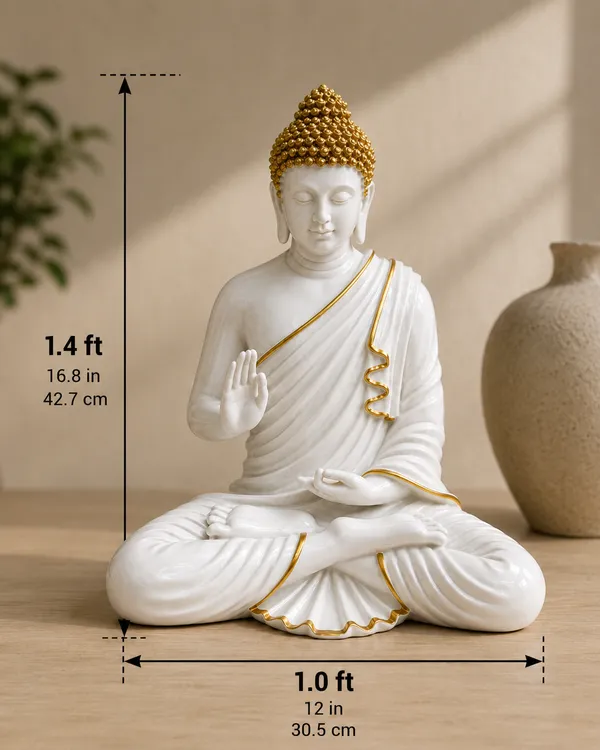 White_Buddha_Statue_For_Home_Decor