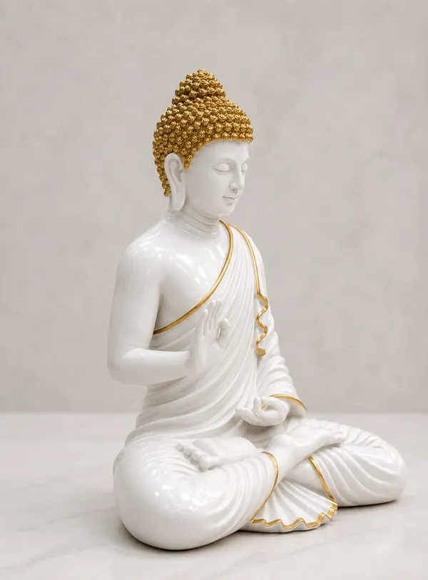 White_Buddha_Statue_For_Home_Decor