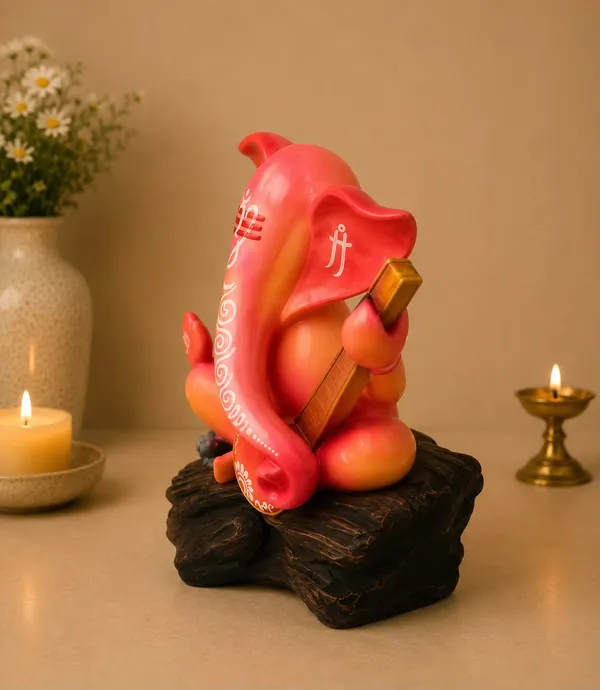 Pink_Ceramic_Ganesh_Pink_Statue