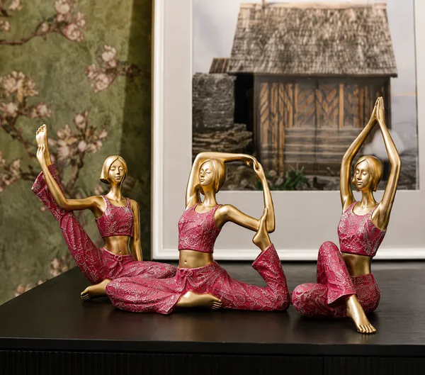 Pink_Ceramic_Yoga_Lady_Pink_Statue