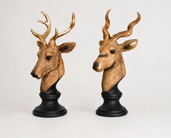 Brown_Ceramic_Majestic_Gold_Deer_Duo_Statue